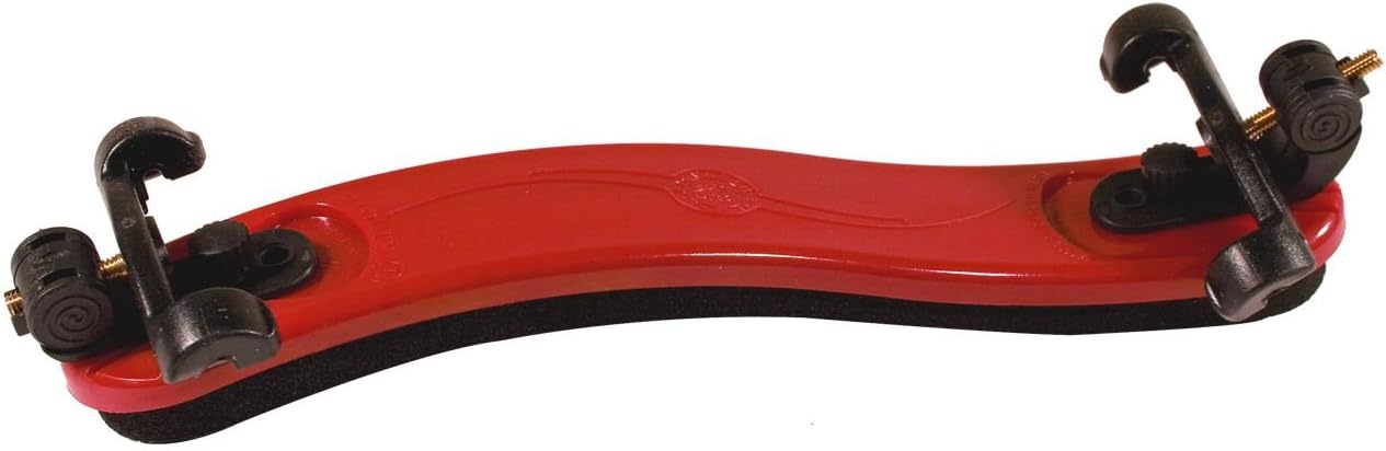 Viva Compact Violin Shoulder Rest 3/4 - 4/4 Size in Red