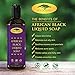 Organic African Black Soap Liquid Body Wash with Coconut Oil and Shea Butter - Great Shampoo and Face Wash - Helps Clear Dry Skin, Acne, Eczema, Psoriasis - Liquid African Black Soap from Ghana