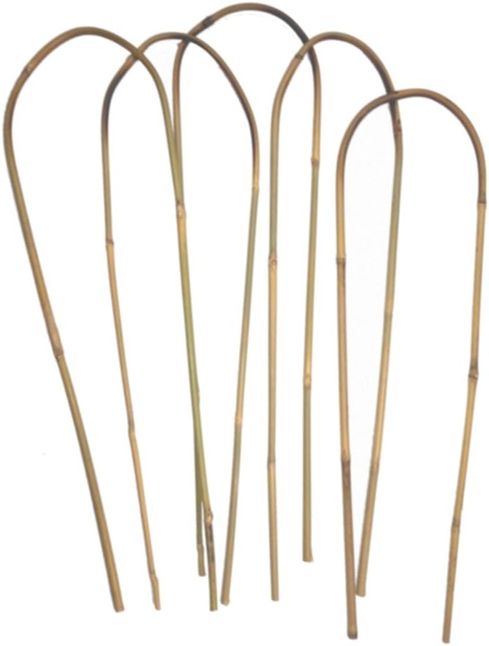 24 in. Bamboo U Trellis Hoop Stakes (5 Pack)