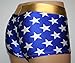 Dilly Duds Blue and White Stars with a Gold Waist. Perfect for Cosplay. (Adult Large)