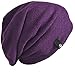 FORBUSITE Slouch Beanie for Men Women Summer Winter Long and Oversized Skull Cap, Purple B010