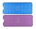 NTTR Non-Slip Anti-Bacterial Massage 16 x 39 Inches Bath Mat, Purple