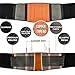 Back Brace Support Belt - Copper Infused - Breathable Mesh & Dual Adjustable Straps - Anti Microbial - Helps Lumbar Pain, Back Pain, Lower Back Support (L/XL Navel: 37