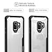 Samsung Galaxy S9 Case, MoKo Clear Slim Fit Lightweight Shockproof Armor Shield, Flexible TPU Bumper Edge & Rigid PC Back Panel Cover for Samsung Galaxy S9 5.8 Inch - Black