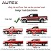 AUTEX 4Pcs Tape On Window Visor Deflector Compatible with Dodge Ram 1500 Crew Cab 2009-2010/2500 3500 Crew Cab & Mega Cab 2010 Compatible with Ram 1500 Crew Cab/2500 3500 Crew Cab&Mega Cab 2011-2018