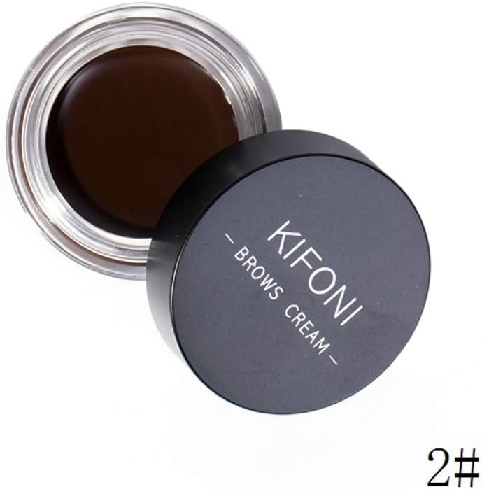 Yiitay Eyebrow Gel Brow Pomade Eyebrow Cream with Eyebrow Brush, High Tint Long Lasting Waterproof Professional Beauty Makeup Cosmetics (5 Colors for You Choose)