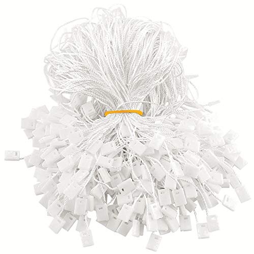 image for handrong 950pcs Hang Tag Polyester String Snap Lock Pin Loop Fastener 