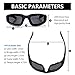 3 Pair Motorcycle Riding Glasses Padding Goggles UV Protection Dustproof WindproofMotorcycle Sunglasses with Smoke/Dark Lens for Outdoor sports Actives