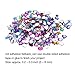 Outus 500 Pieces 5 to 8 mm Acrylic Craft Jewels Gems Gemstone Embellishments, Assorted Colors