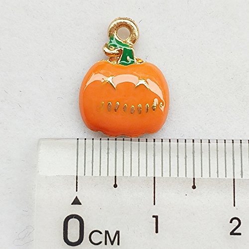 Dandan DIY Assorted 12pcs Halloween Alloy Charm Pendant Pumpkin Owl Ghost Skull Jewelry Making (Halloween Style)