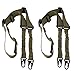 Accmor Rifle Sling 2 Point Gun Sling, 2 Packs Guns Straps Extra Long, Two Points Traditional Slings Rifles Straps with Metal Hook for Outdoor Sports