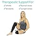 Vive Leg Sleeves (Pair) - Full Compression Knee Wraps, Thigh Calf Support For Running, Basketball, Crossfit, Weight Lifting Sports - Knee Wrap Improves Circulation, Helps Arthritis - Men and Women