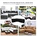GEMITTO Patio Sofa Cover, Outdoor Sectional Furniture Cover, Waterproof Garden Couch Cover L-Shaped