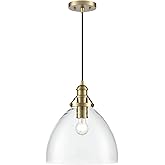 ML Lighting 218101-VB Khrisa 12.75" Wide 1-Light Pendant - Vintage Brass