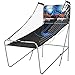 MD Sports 2-Player Foldable Arcade Basketball Game Features 8 Different Game Options Includes 3 Basketballs and Air Pump