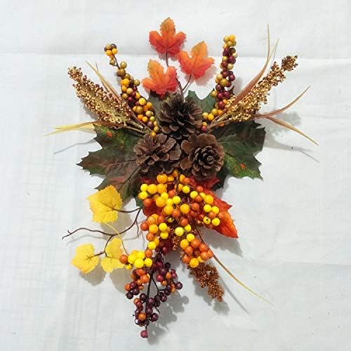 LSKY Artificial Silk Yellow Sunflower Berry swags