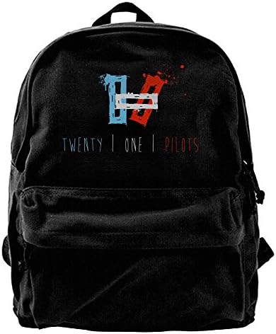 ATTENRY Canvas Backpacks 21 Pilots Canvas Backpack Travel Rucksack Backpack Daypack Knapsack Laptop Shoulder Bag