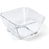Red Co. London 10.25 Oz Tapered Clear Glass Mini Serving Bowl Set of 6 for Desserts, Snacks, Sauces