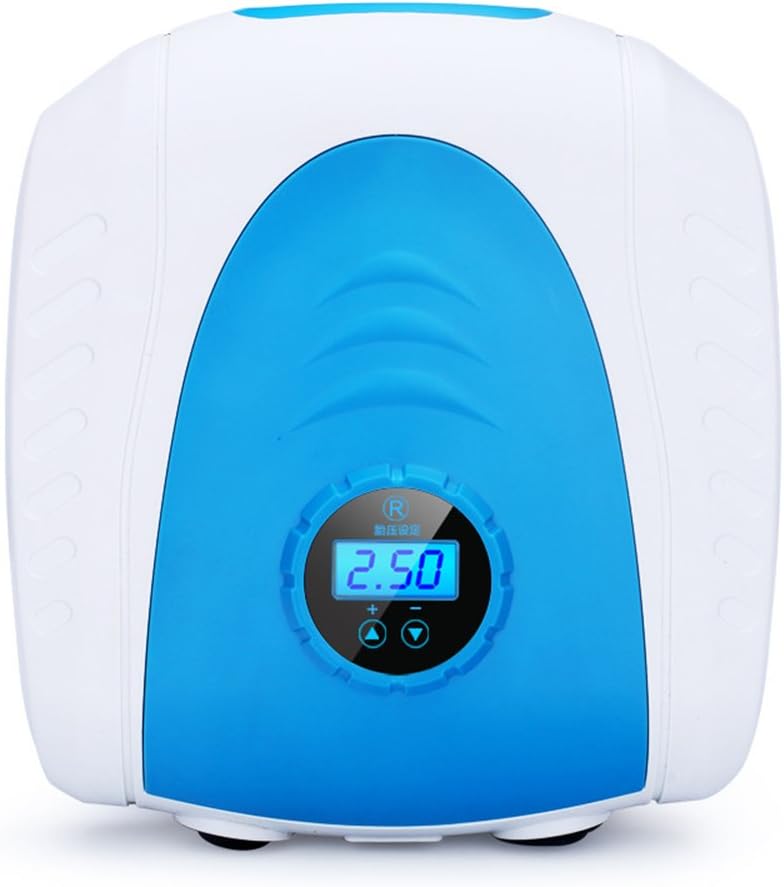 ANFAY Tyre Inflator Air Compressor Car Tyre Pump Portable Electric Digital LCD With LED Light 12V DC 150 PSI For Bicycle Tires Balls Swim Rings Toys,Blue