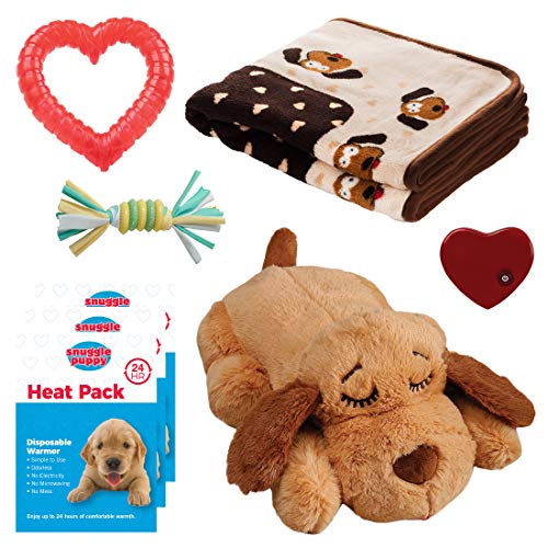 Snuggle Puppy New Puppy Starter Kit Heartbeat Stuffed Toy for Dogs