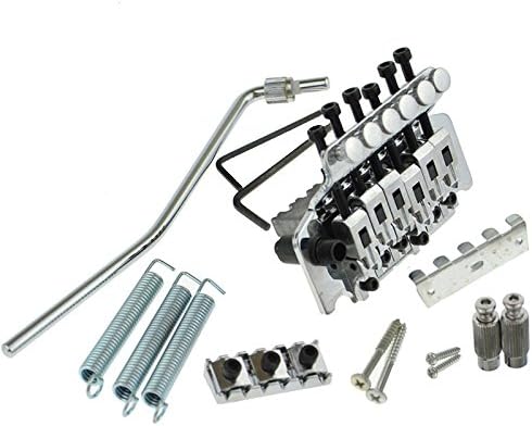 Guitar Tremolo Bridge Double Locking Systyem Floyd Rose Replacement , Chrome