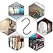 Outus 20 Pack Black S-Hooks S Hanging Hooks S Shaped Hooks S Hanger Hooks Kitchen Pot Pan Hooks