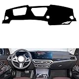 leather dash board cover mat Compatible with BMW I4