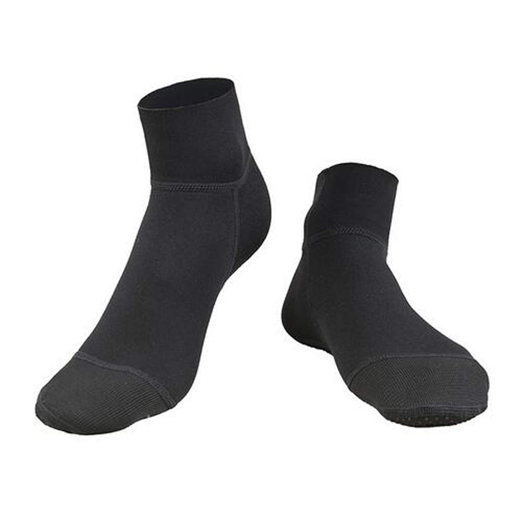 Moonlove 3mm Ankle Dive Socks Beach Swimming Booties Scuba Diving Thermal Neoprene Stockings Water Sports Surfing Sailing Short Socks Wetsuit for Women Men