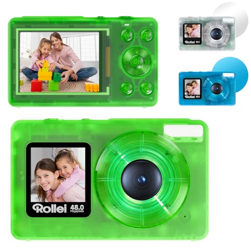 Rollei Compactline Pocket Grün Transparent Digitalkamera 48MP 4K
