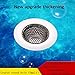 Wild Tribe Stainless Steel Sink Drain Filter Strainer Tub Bathroom Hair Catcher, Large Wide Rim 2.75