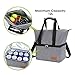 Lifewit Insulated Thermal Lunch Bag Box Tote Coolers Soft Side Cooler Bag For Travel For Men 12L,Grey