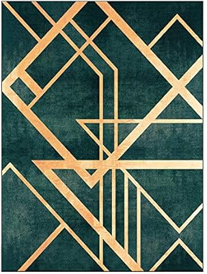 Miemie Teppich Wohnzimmer Grun Retro Licht Dunkelgrun Gold Linie Teppich Tur Matte Schlafzimmer Wohnzimmer Teppich Nacht Kuche Teppich Parlor Flur Weiche Tapete Hause Antirutschmatte Fur Teppich Amazon De Sport Freizeit