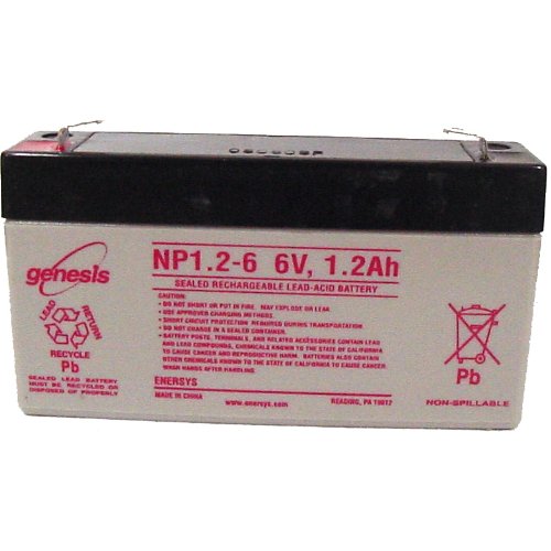 EnerSys Genesis NP1.26 6V 1.2Ah Sealed Lead Acid Battery in Dubai