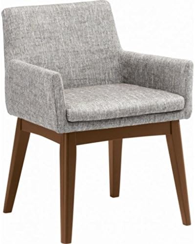 GFURN Set of 2 x Dining Armchair - Chanel - Cocoa &amp; Pebble | Modern &amp; Scandinavian