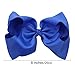 QtGirl 12pcs 8 Inches Hair Bows for Girls Large Grosgrain Ribbon Boutique Hair Bow Clips for Teens Kids Toddlers Children