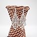 Vintage Antique Inspired Filigree Chandelier Dangle Earrings-Statement Earrings for Women (Silver)