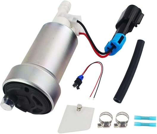 Amazon Acamptar 新しいwalbro E85 Racing高性能450lph燃料ポンプ インストールキットf オイルポンプ 車 バイク