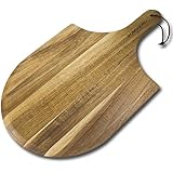 All Natural Acacia Wood Pizza Peel, Gourmet Luxury Pizza Paddle for Baking Homemade Pizza and Bread - Oven or Grill Use - POMODORO