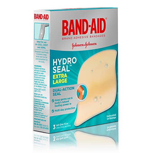 BandAid Brand Hydro Seal Adhesive Hydrocolloid Gel Bandages for Wound
