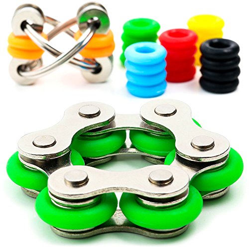 Fidget toys for sensory kids set - roller chain fidget …