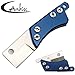 Ccanku C22 Folding Knife D2 Blade Knife TC4 Titanium Handle Camping Outdoor EDC Tool Knives(Blue-T) …