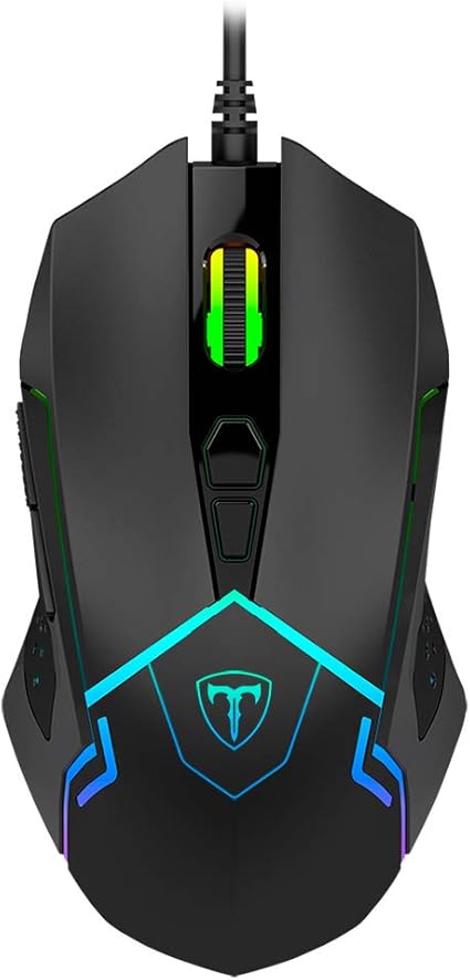 Mouse Gamer T-Dagger Senior RGB 4800 DPI com fio