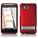 NEW RED RUBBERIZED HARD CASE COVER FOR VERIZON HTC THUNDERBOLT 4G ADR6400