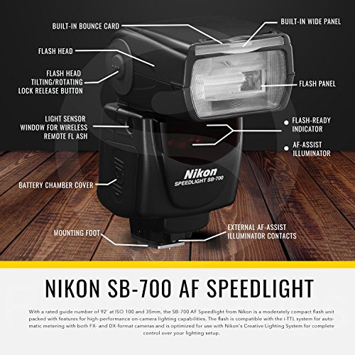image for Photo Savings Nikon SB-700 AF Speedlight Flash for Nikon Digital SLR C