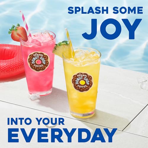 THE ORIGINAL DONUT SHOP ICED REFRESHERS, STRAWBERRY AÇAÍ FLAVOR, KEURIG SINGLE SERVE K-CUP PODS, 20 COUNT