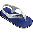 Havaianas Unisex-Child Brazil Logo Sandal Steel Grey Flip Flop