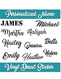 Personalized Name Decal Sticker I Yeti Rambler Decal Tumbler Cup Name Decal