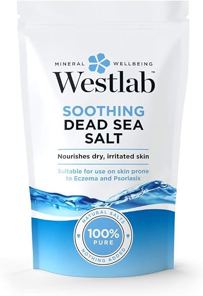 Westlab Dead Sea Bath Salt 1000g 4 Pack Mineral Rich Skincare Wellbeing