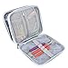 Teamoy Organizer Case for Interchangeable Circular Knitting Needles, Crochet Hooks and Knitting Accessories, Keep All in Place and Easy to Carry, Cats Pink (No Accessories Included)