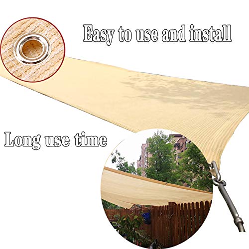 Sonnensegel Mit Ösen Sand Beige, Sonnensegel Rechteckig 2 X 5 M • 3 X 6 M, Sonnensegel Nach Maß, Robust Und Stabil… – Bild 6